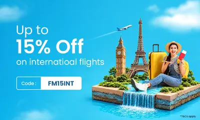 Explore the World for Less — up to 15% off on international flights