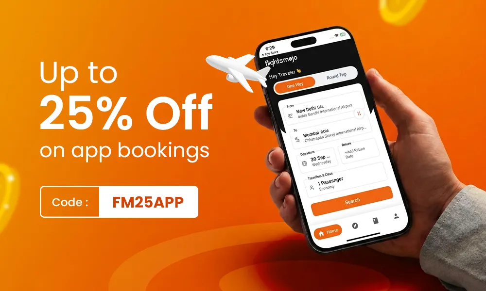 Book Now, Save More! — discount on every flight booking