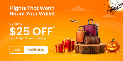Halloween — spooky-season flight offers